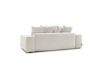 Voltaire - Canapé Droit Fixe 3 Places - Tissu Chiné