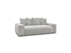 Voltaire - Canapé Droit Fixe 3 Places - Tissu Chiné