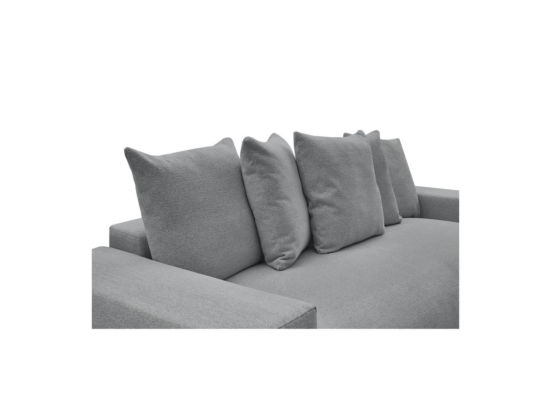 Voltaire - Canapé Droit Fixe 3 Places - Tissu Chiné