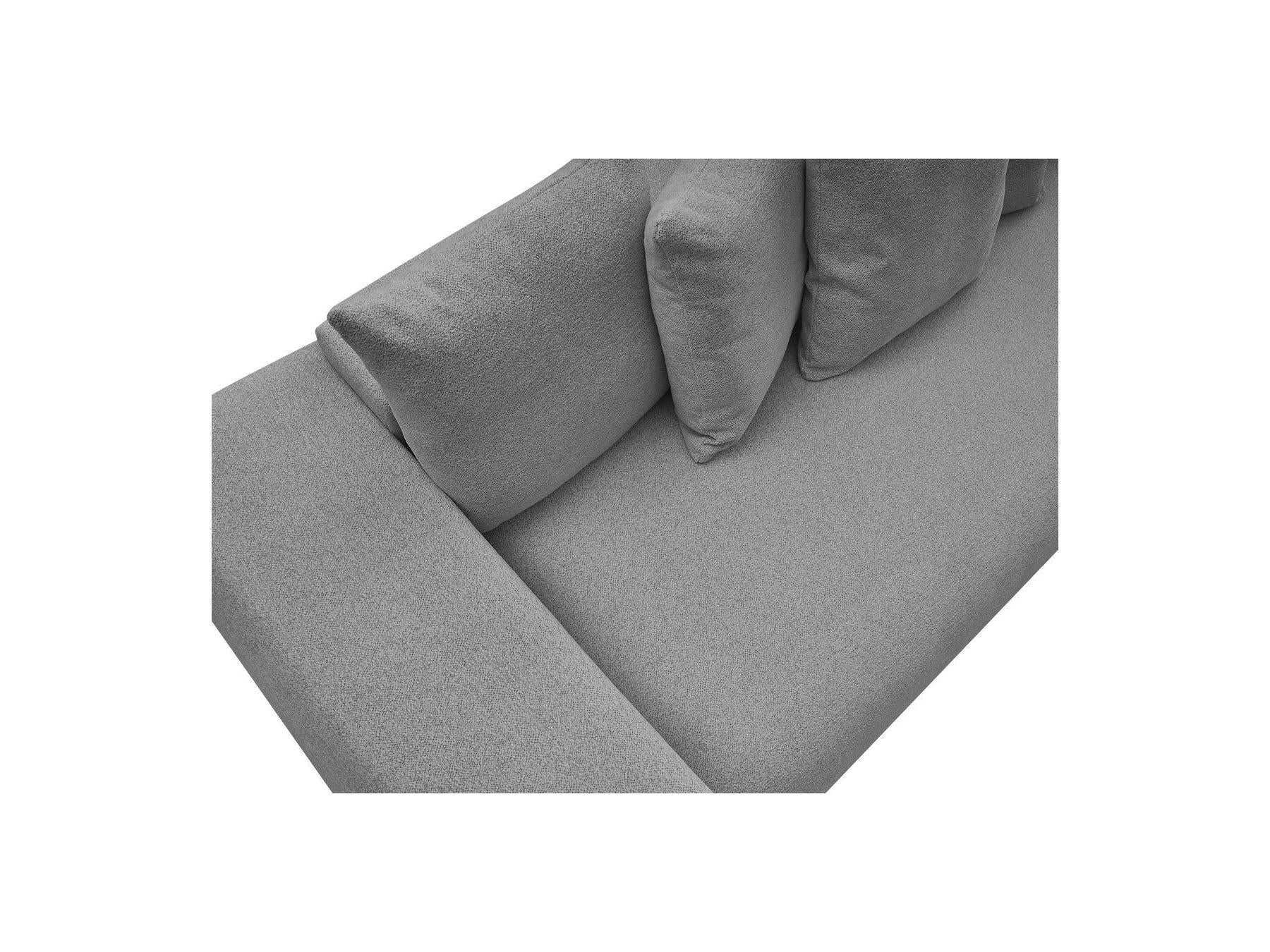 Voltaire - Canapé Droit Fixe 3 Places - Tissu Chiné