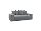 Voltaire - Canapé Droit Fixe 3 Places - Tissu Chiné