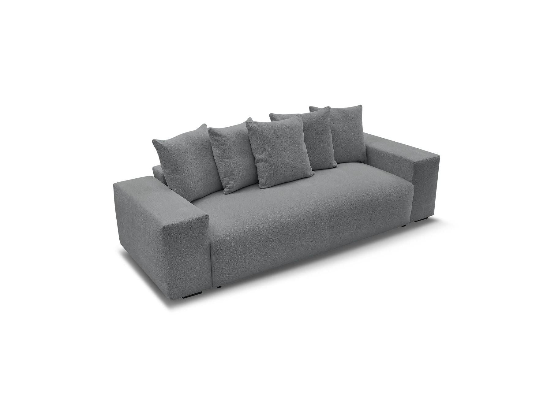 Voltaire - Canapé Droit Fixe 3 Places - Tissu Chiné