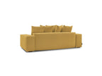 Voltaire - Canapé Droit Fixe 3 Places - Tissu Chiné