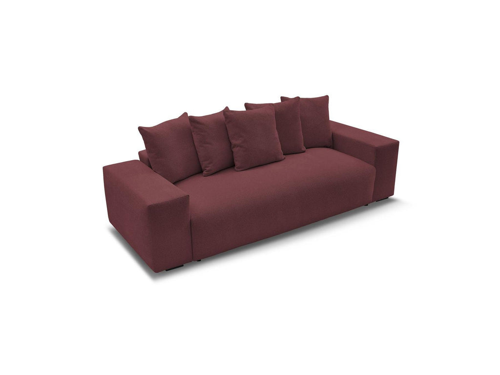 Voltaire - Canapé Droit Fixe 3 Places - Tissu Chiné