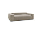 Voltaire - Canapé Droit Fixe 3 Places - Tissu Chiné