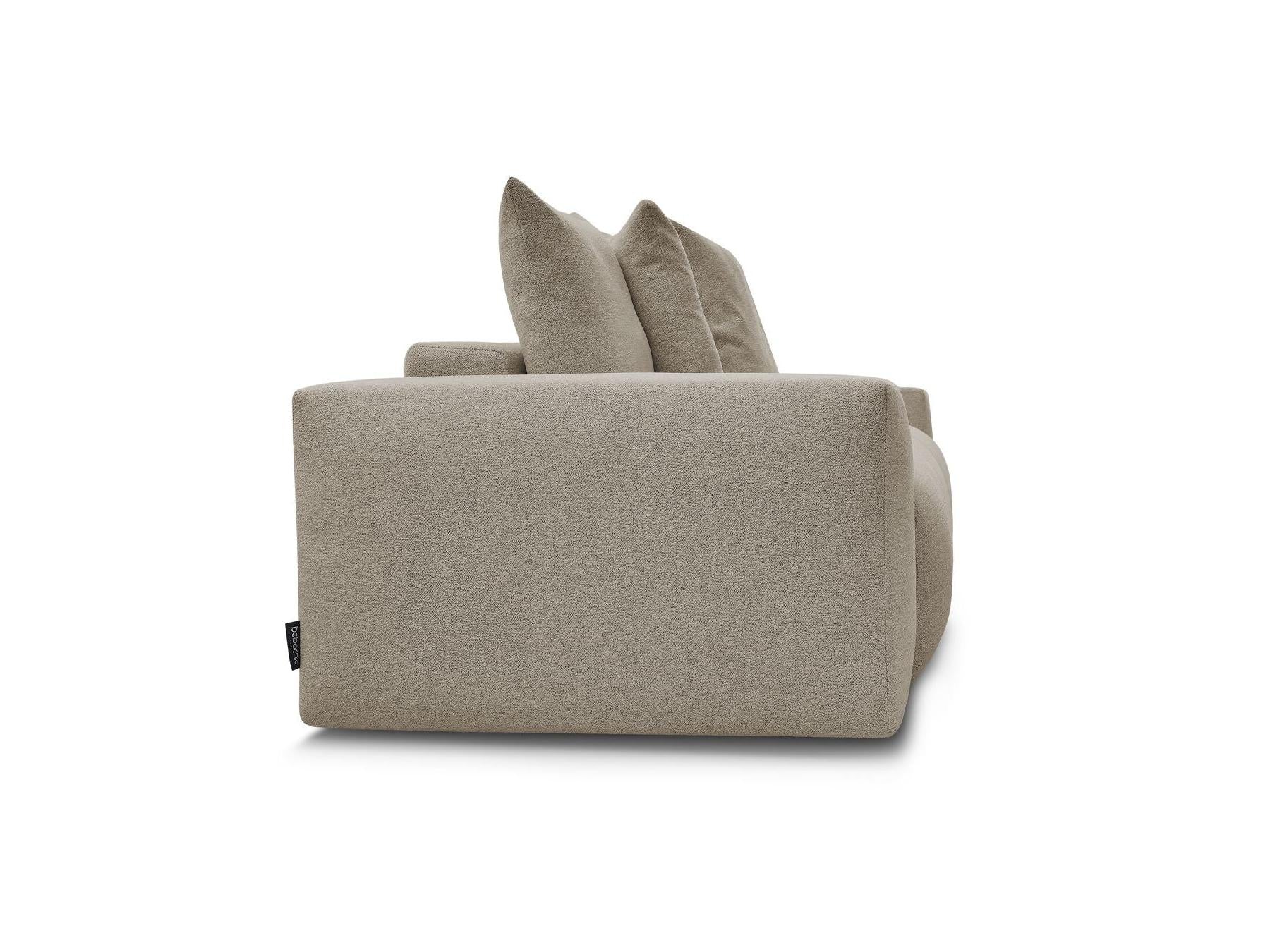 Voltaire - Canapé Droit Fixe 3 Places - Tissu Chiné