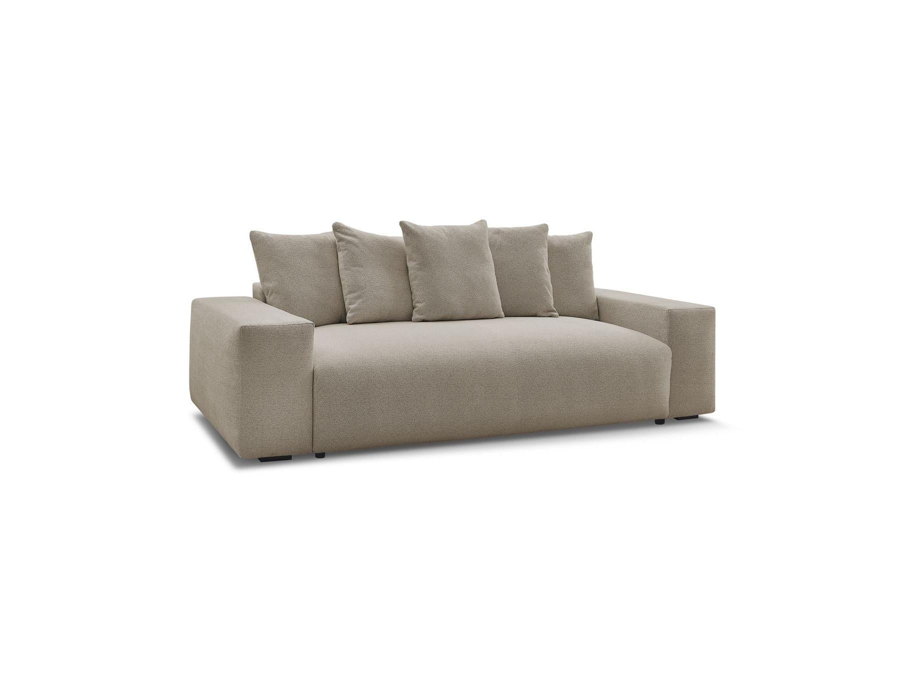 Voltaire - Canapé Droit Fixe 3 Places - Tissu Chiné