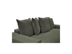 Voltaire - Canapé Droit Fixe 3 Places - Tissu Chiné