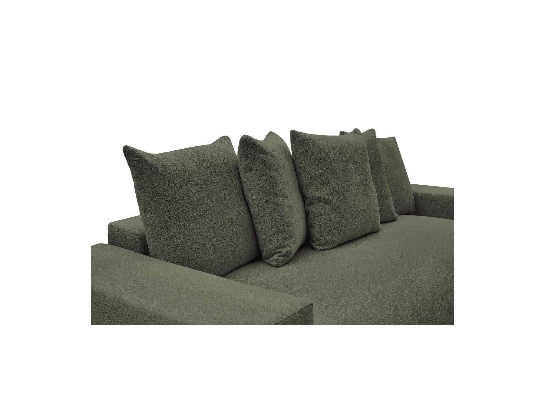 Voltaire - Canapé Droit Fixe 3 Places - Tissu Chiné