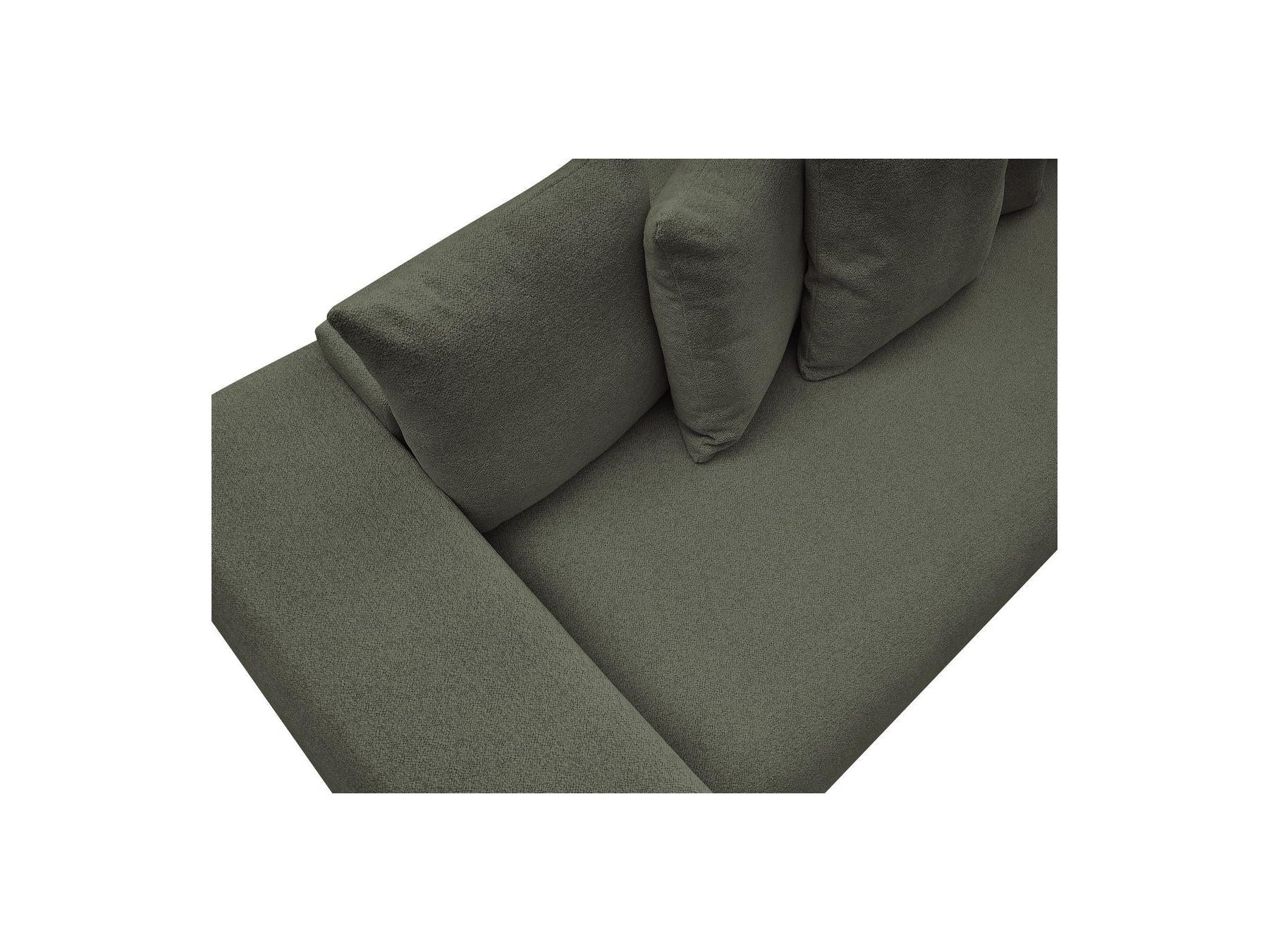 Voltaire - Canapé Droit Fixe 3 Places - Tissu Chiné