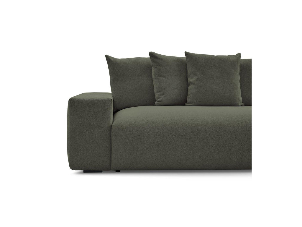 Voltaire - Canapé Droit Fixe 3 Places - Tissu Chiné