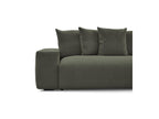 Voltaire - Canapé Droit Fixe 3 Places - Tissu Chiné