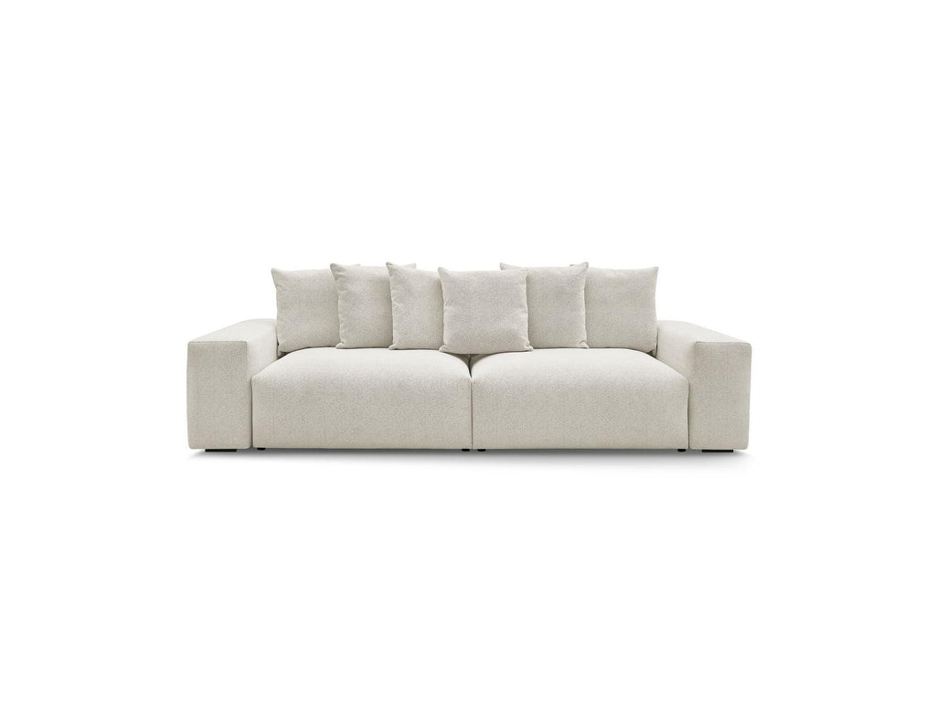 Voltaire - Fixed Straight 4-Seater Sofa - Mottled Fabric