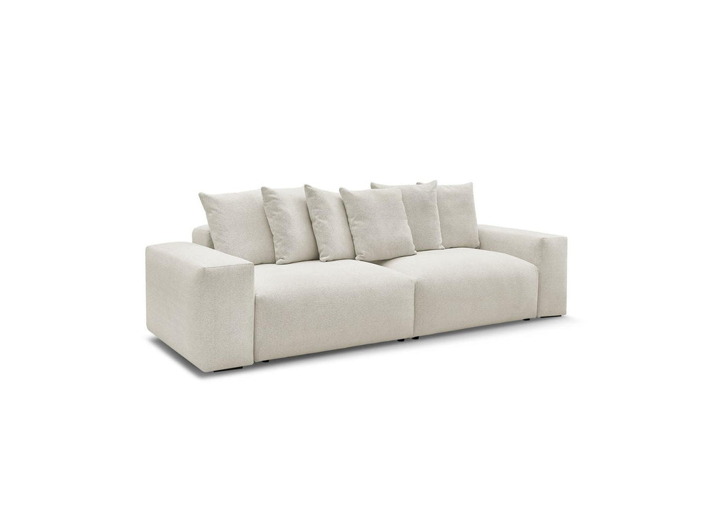 Voltaire - Fixed Straight 4-Seater Sofa - Mottled Fabric
