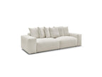Voltaire - Fixed Straight 4-Seater Sofa - Mottled Fabric
