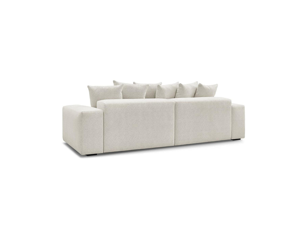 Voltaire - Fixed Straight 4-Seater Sofa - Mottled Fabric