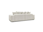 Voltaire - Fixed Straight 4-Seater Sofa - Mottled Fabric