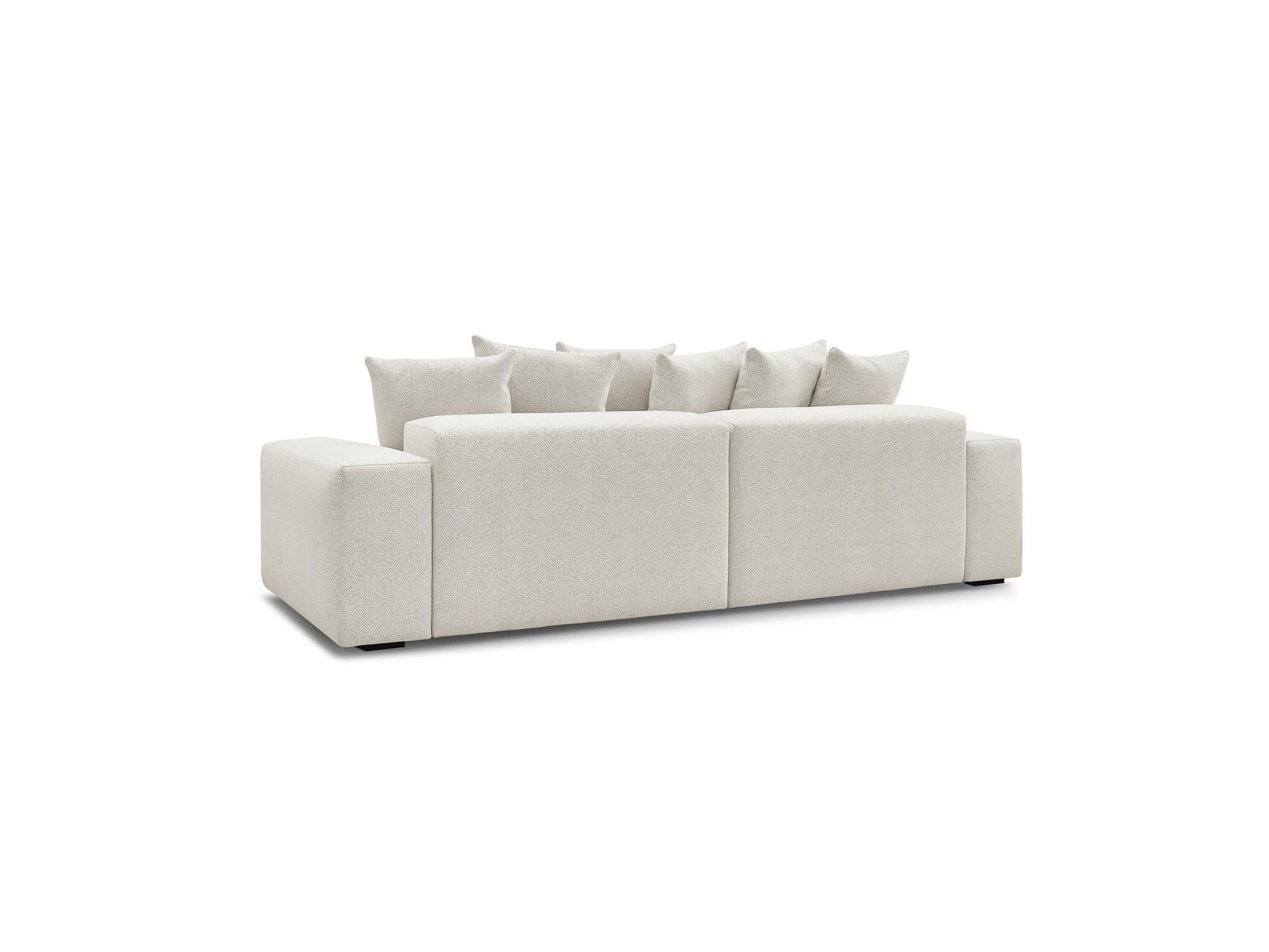 Voltaire - Fixed Straight 4-Seater Sofa - Mottled Fabric