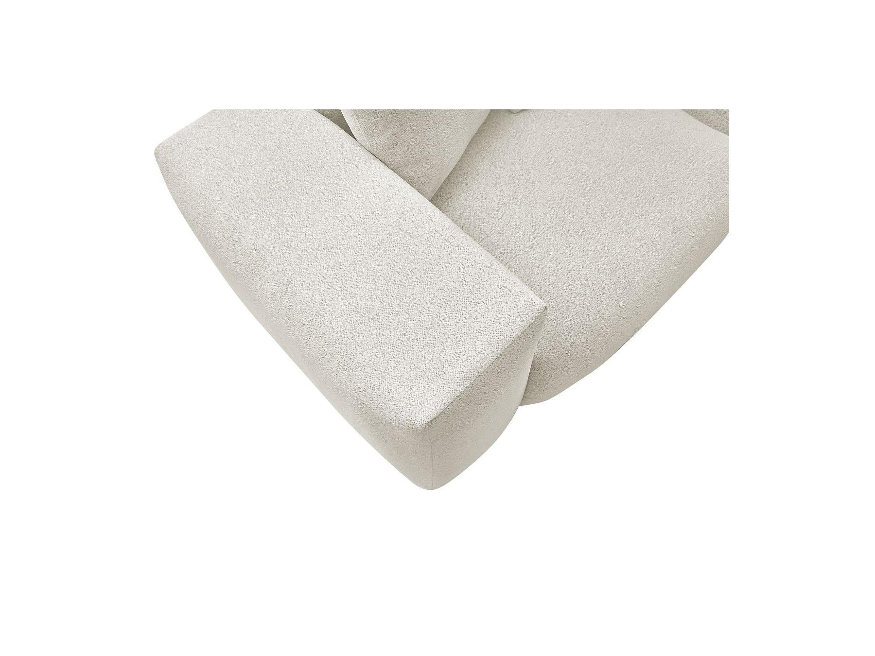 Voltaire - Fixed Straight 4-Seater Sofa - Mottled Fabric