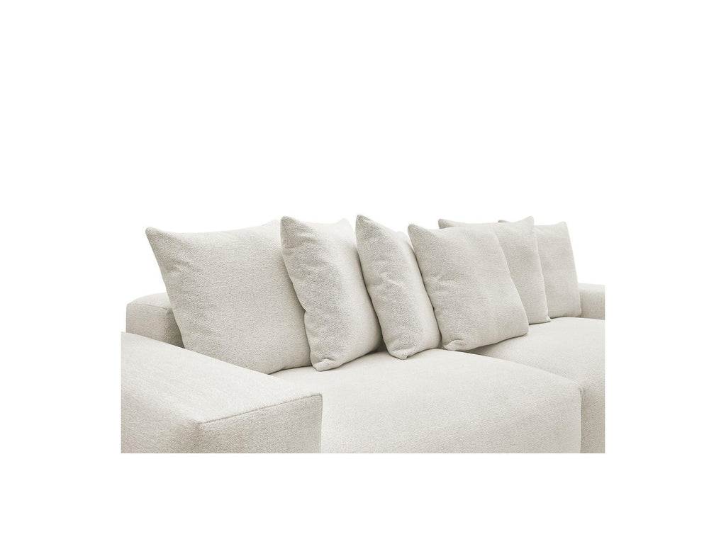 Voltaire - Fixed Straight 4-Seater Sofa - Mottled Fabric