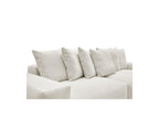 Voltaire - Fixed Straight 4-Seater Sofa - Mottled Fabric
