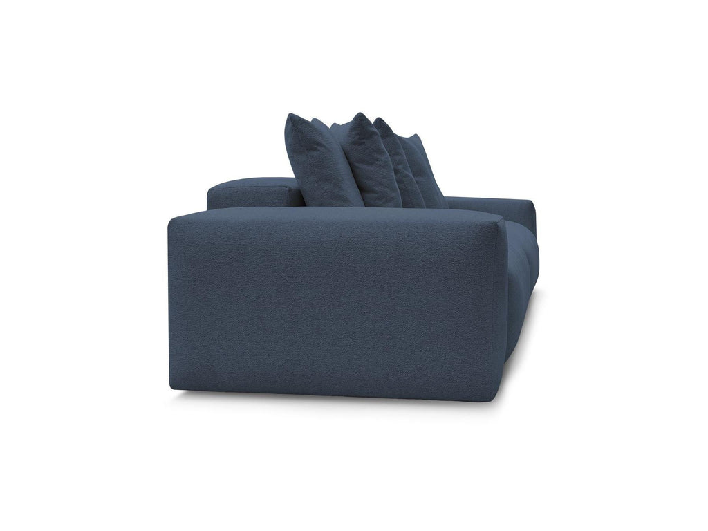 Voltaire - Fixed Straight 4-Seater Sofa - Mottled Fabric