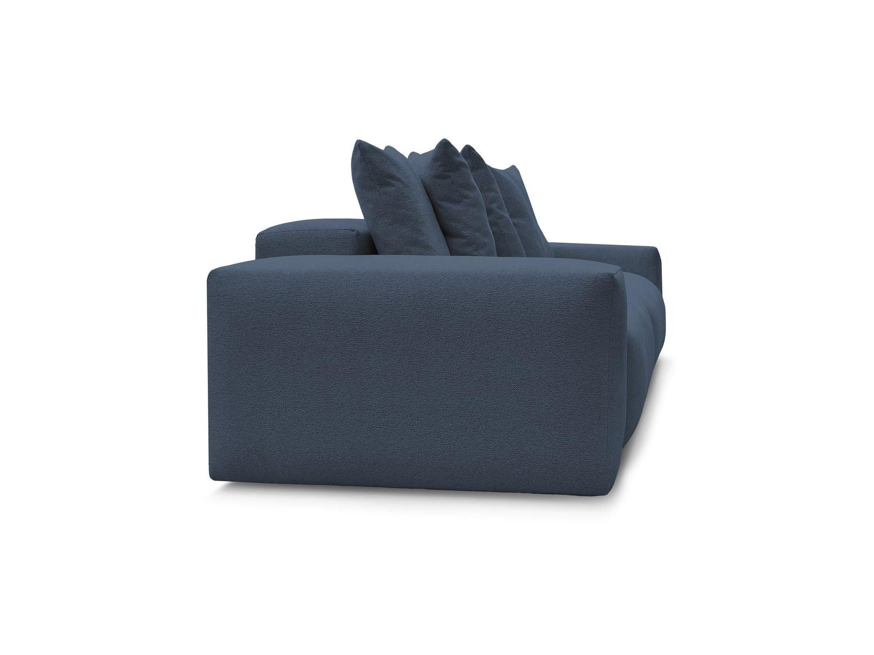 Voltaire - Fixed Straight 4-Seater Sofa - Mottled Fabric