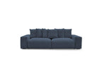 Voltaire - Fixed Straight 4-Seater Sofa - Mottled Fabric
