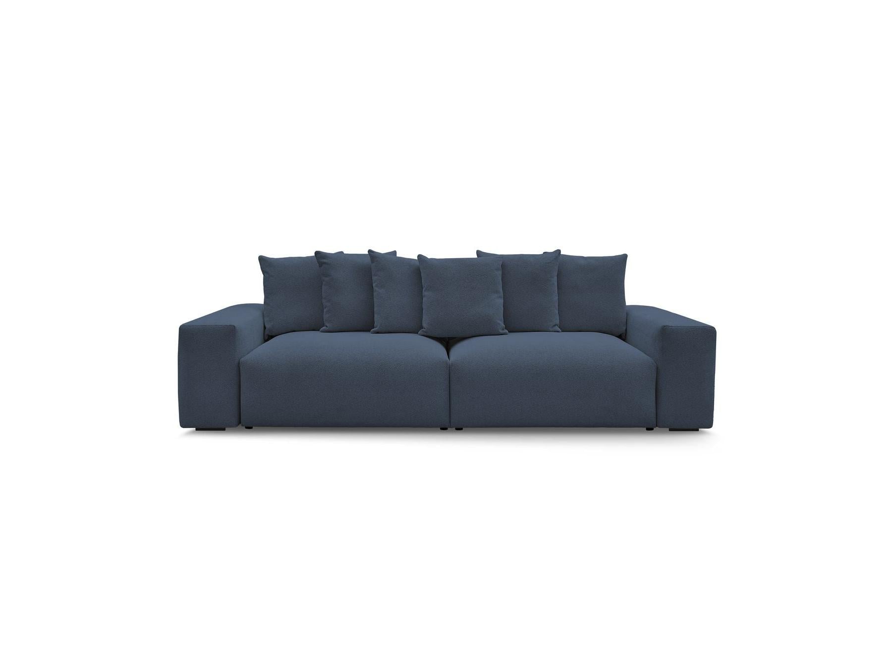 Voltaire - Fixed Straight 4-Seater Sofa - Mottled Fabric