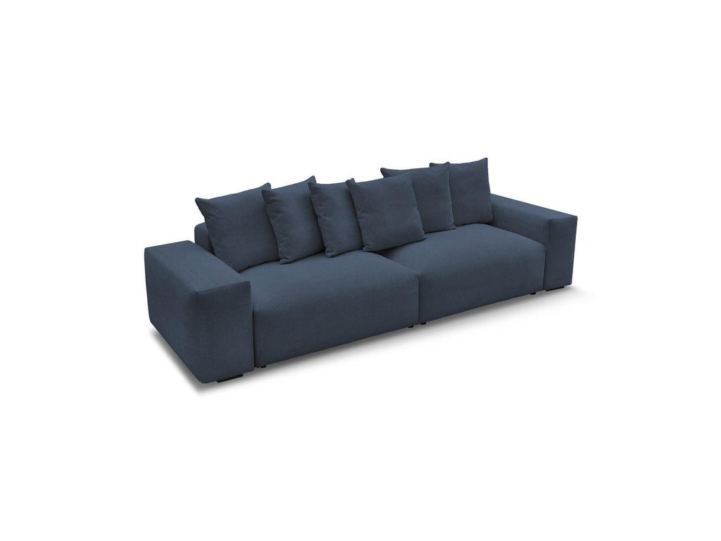 Voltaire - Fixed Straight 4-Seater Sofa - Mottled Fabric