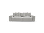 Voltaire - Fixed Straight 4-Seater Sofa - Mottled Fabric