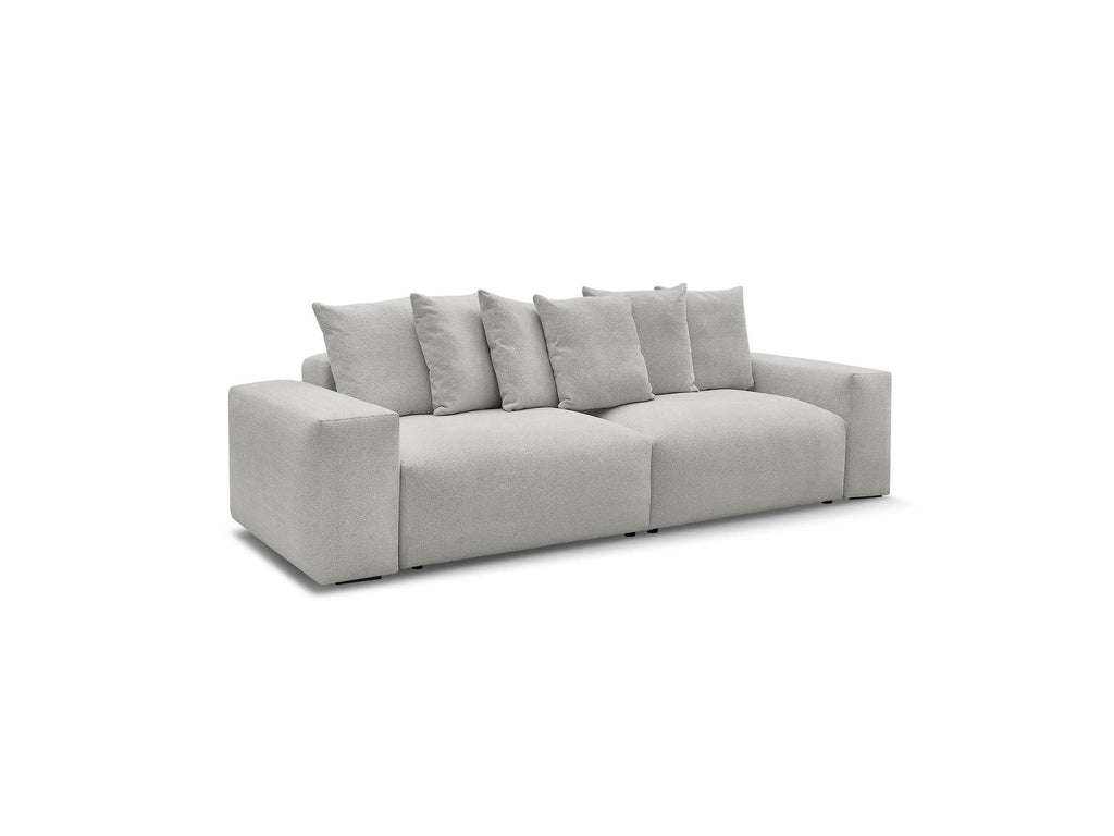 Voltaire - Fixed Straight 4-Seater Sofa - Mottled Fabric