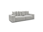 Voltaire - Fixed Straight 4-Seater Sofa - Mottled Fabric
