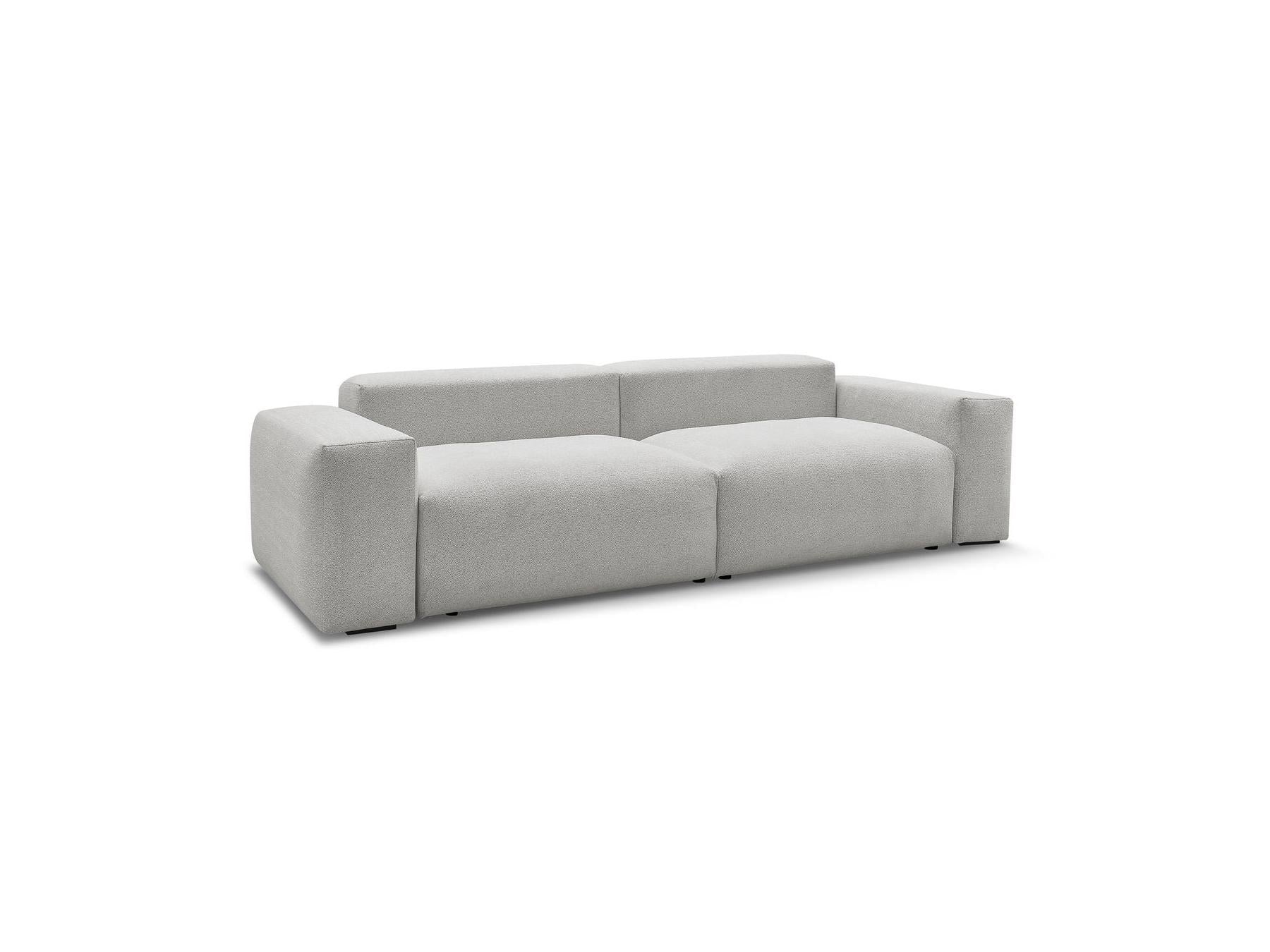 Voltaire - Fixed Straight 4-Seater Sofa - Mottled Fabric