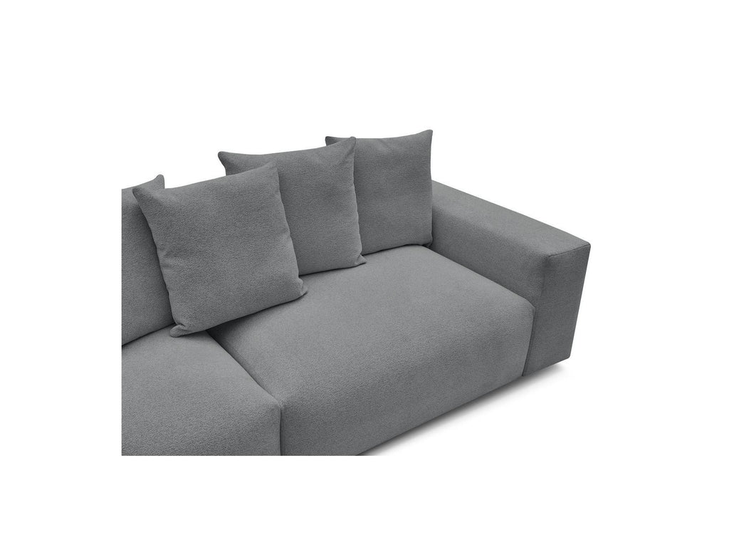 Voltaire - Fixed Straight 4-Seater Sofa - Mottled Fabric