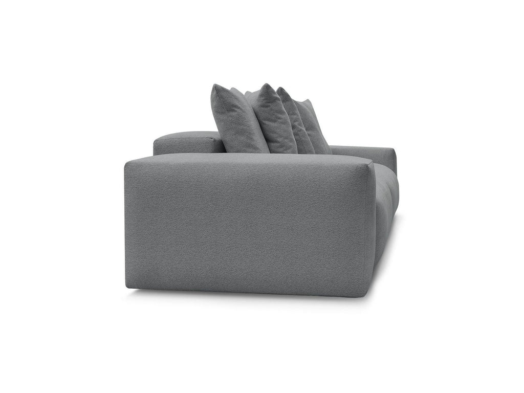Voltaire - Fixed Straight 4-Seater Sofa - Mottled Fabric