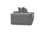 Voltaire - Fixed Straight 4-Seater Sofa - Mottled Fabric