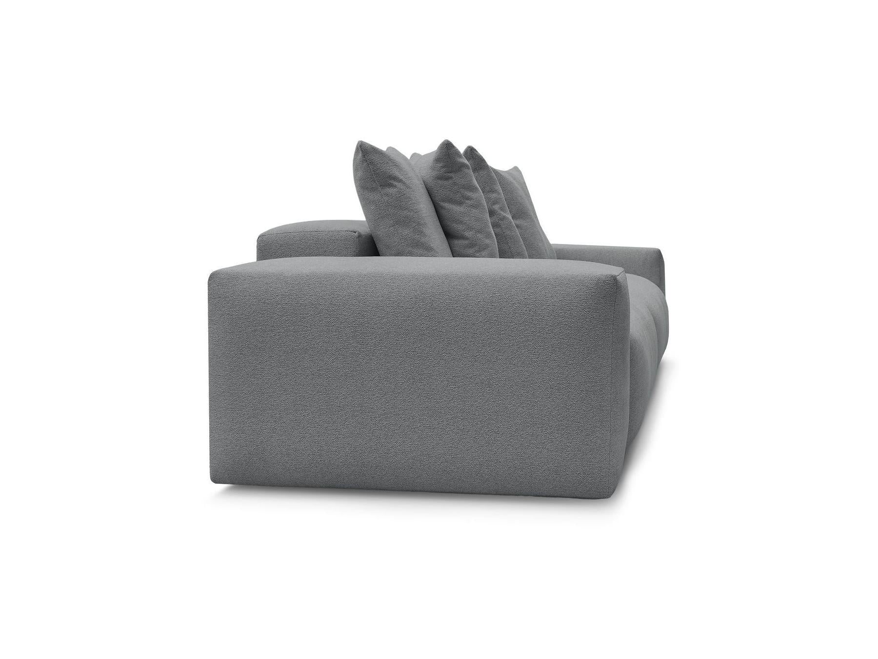 Voltaire - Fixed Straight 4-Seater Sofa - Mottled Fabric