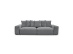 Voltaire - Fixed Straight 4-Seater Sofa - Mottled Fabric