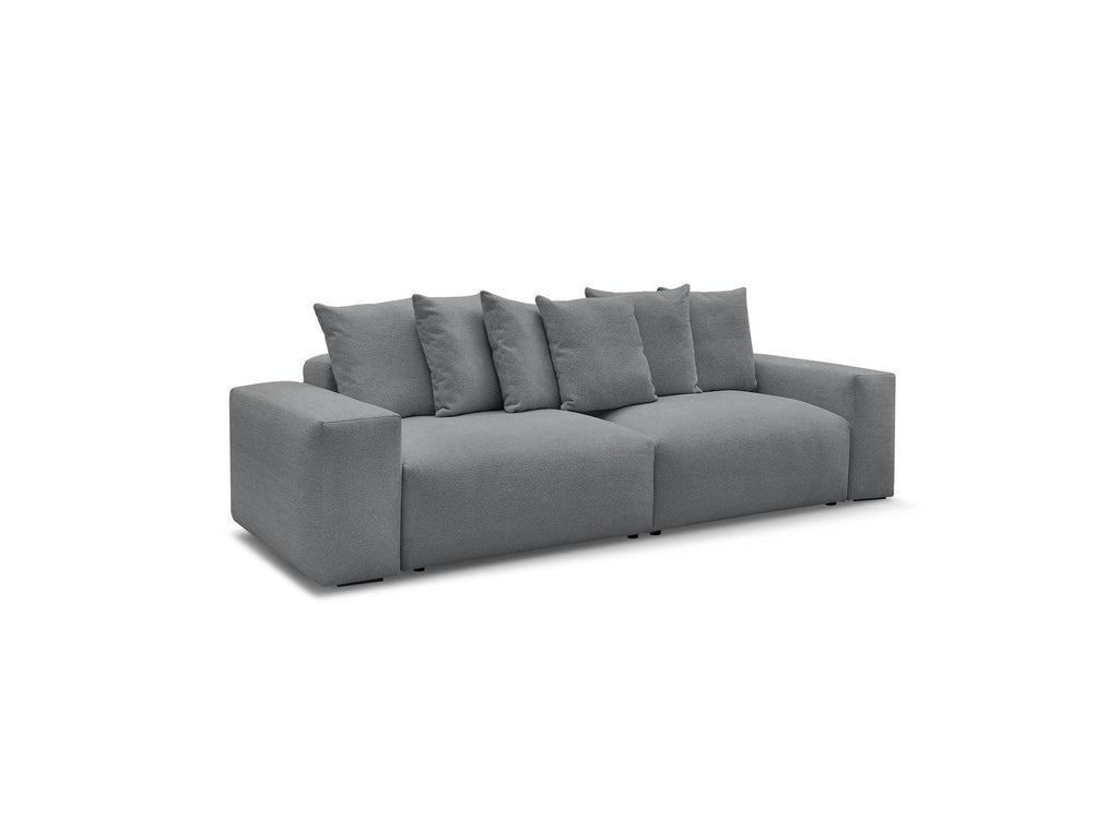 Voltaire - Fixed Straight 4-Seater Sofa - Mottled Fabric