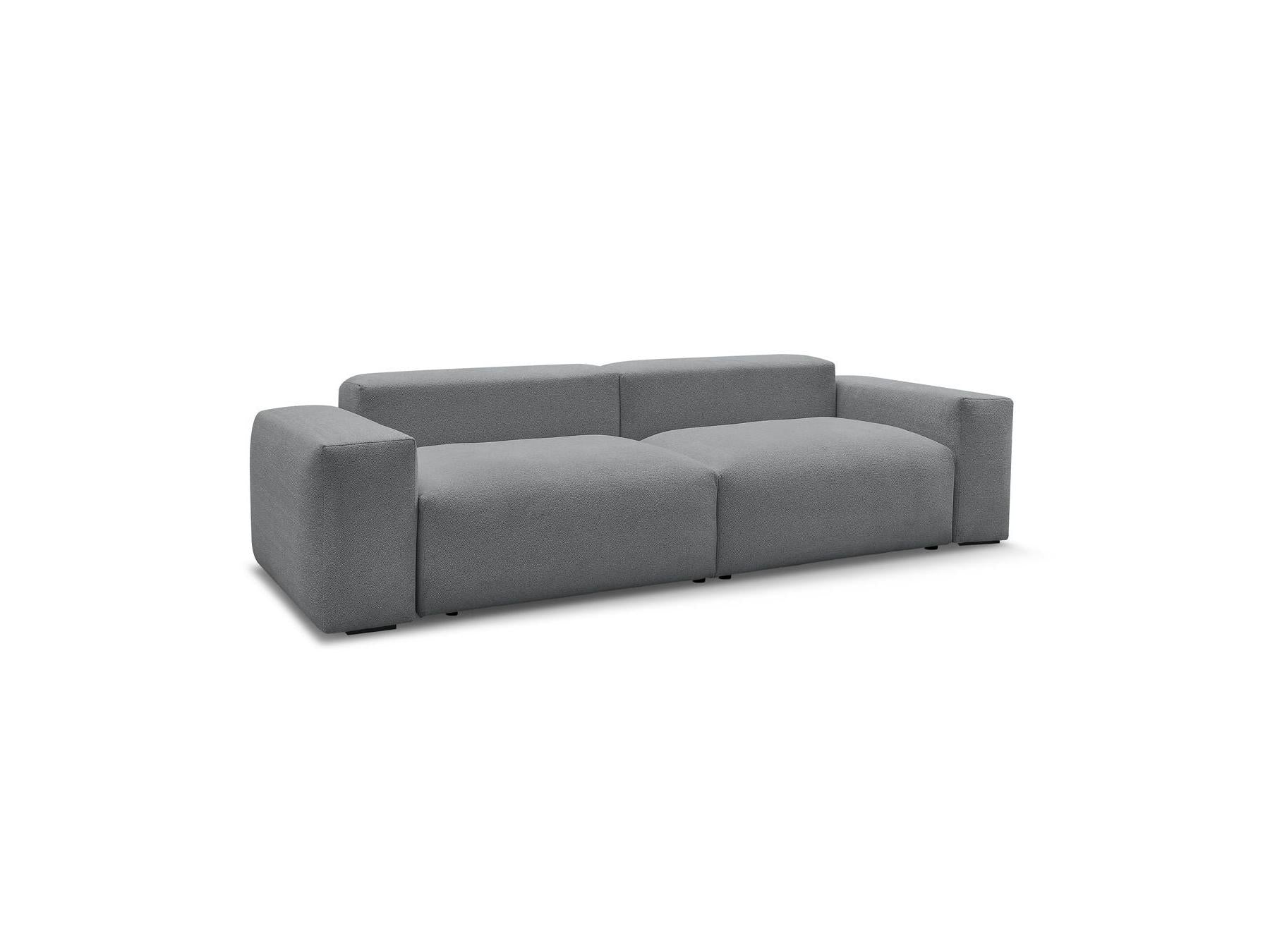 Voltaire - Fixed Straight 4-Seater Sofa - Mottled Fabric