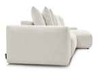 Voltaire - Canapé D'Angle Fixe Réversible - Tissu Chiné