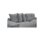 Voltaire - Fixed Straight 4-Seater Sofa - Mottled Fabric