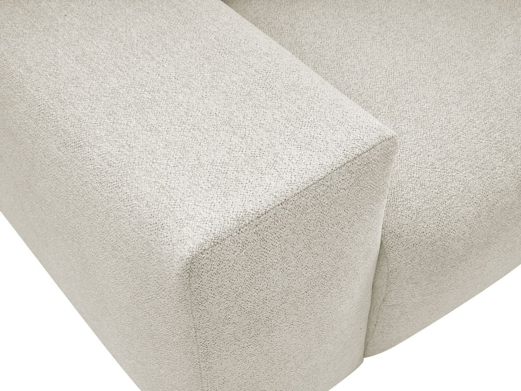 Voltaire - Canapé D'Angle Fixe Réversible - Tissu Chiné