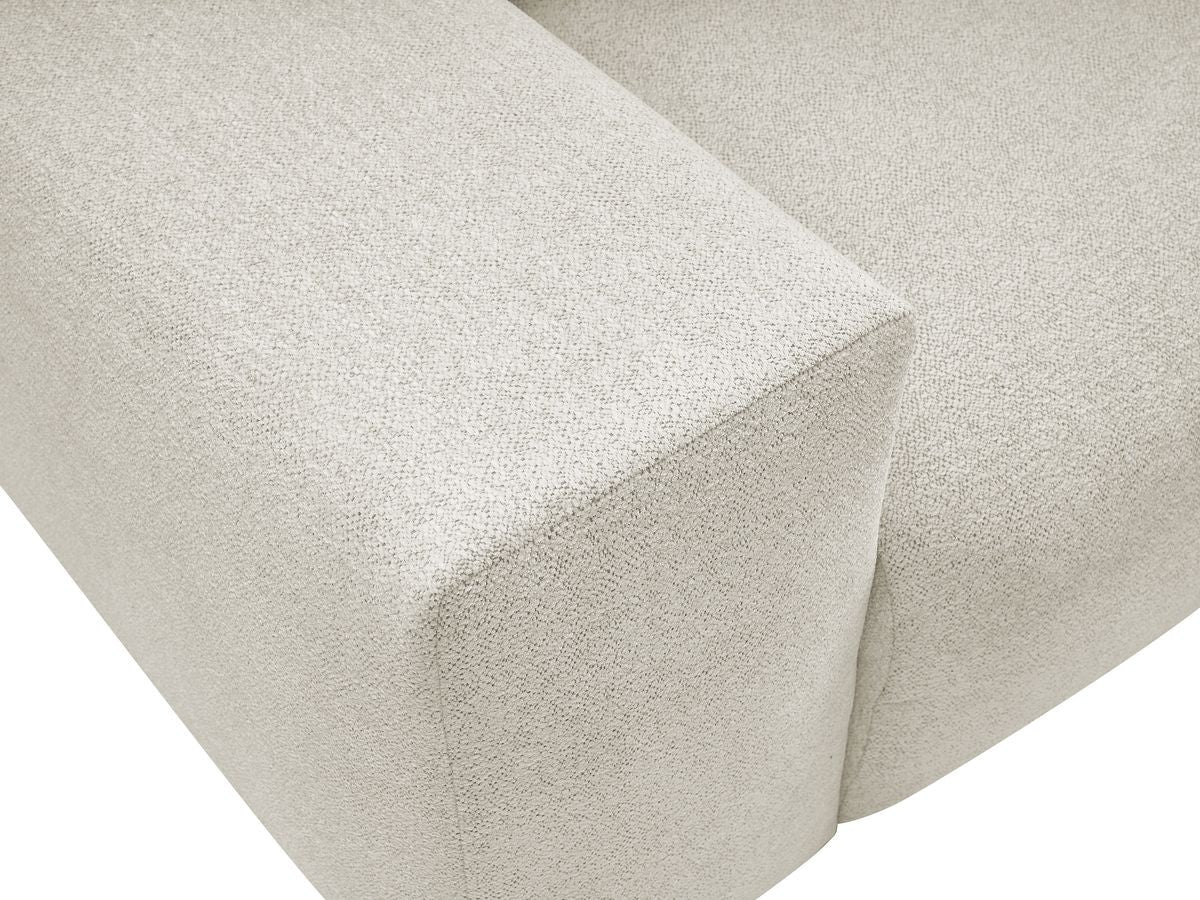 Voltaire - Canapé D'Angle Fixe Réversible - Tissu Chiné