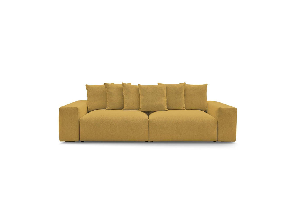 Voltaire - Fixed Straight 4-Seater Sofa - Mottled Fabric