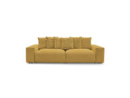 Voltaire - Fixed Straight 4-Seater Sofa - Mottled Fabric