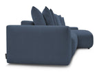 Voltaire - Canapé D'Angle Fixe Réversible - Tissu Chiné