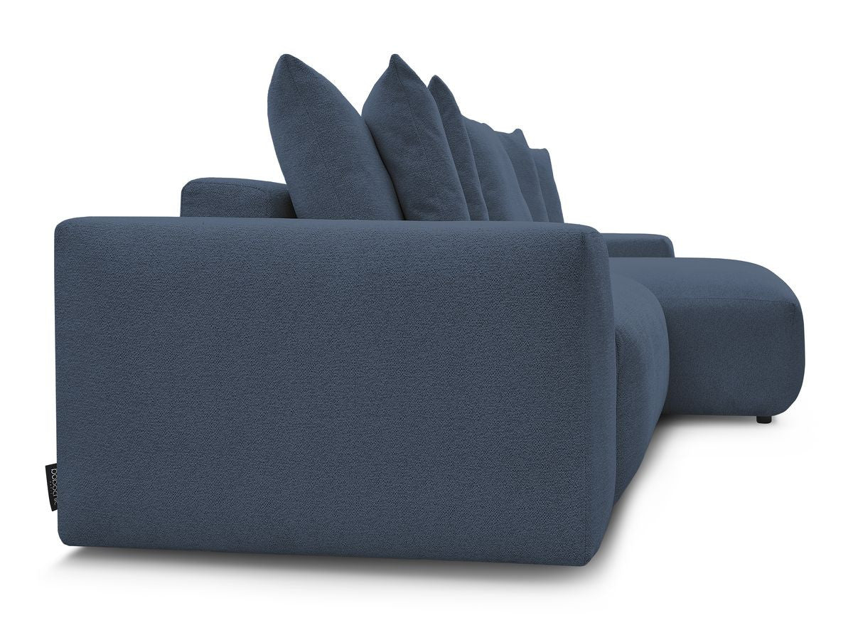 Voltaire - Canapé D'Angle Fixe Réversible - Tissu Chiné