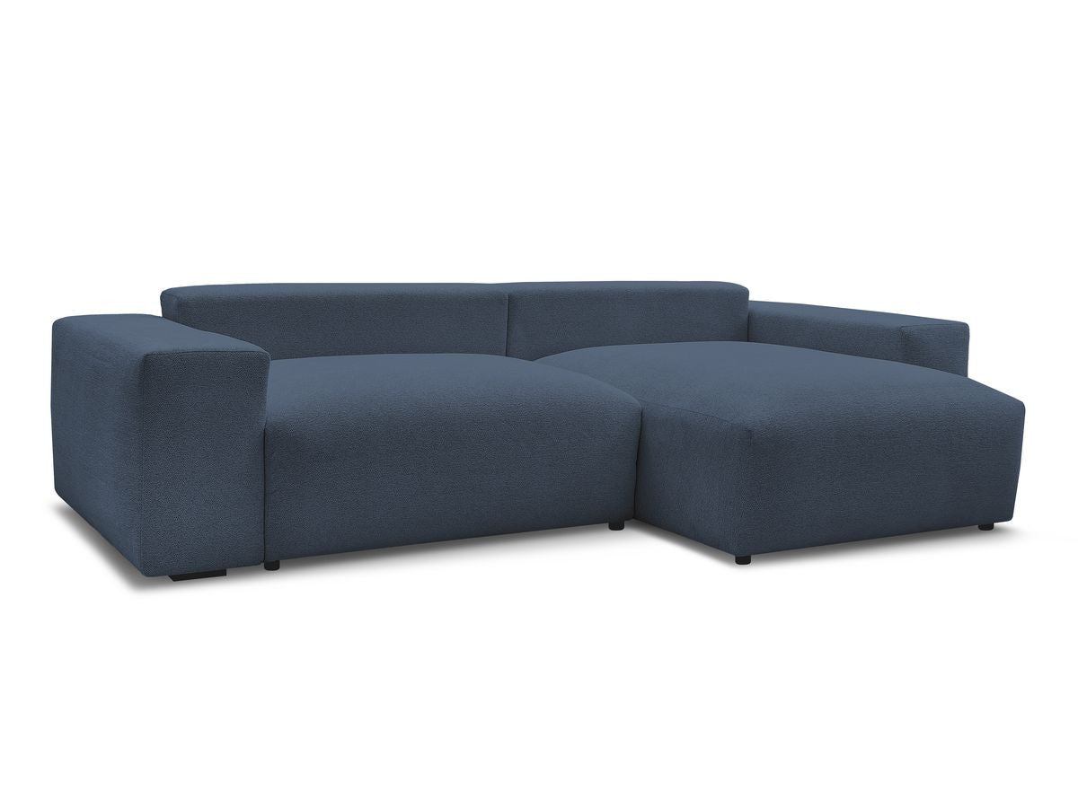 Voltaire - Canapé D'Angle Fixe Réversible - Tissu Chiné